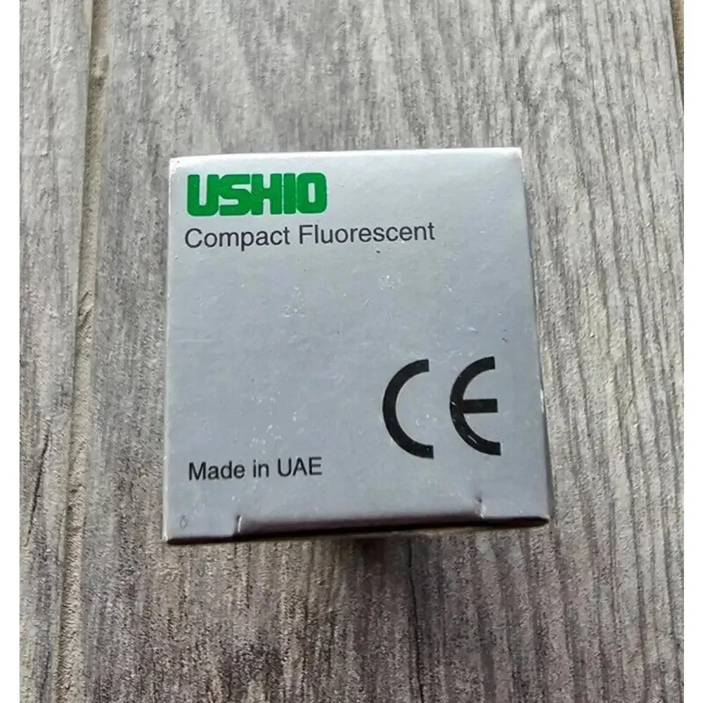 USHIO 13W G24Q-1 Double Tube 4-Pin Compact Fluorescent Energy Saving Light Bulb